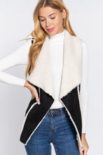 Load image into Gallery viewer, Shawl Faux Suede Fur Bonded Vest
