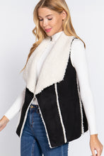Load image into Gallery viewer, Shawl Faux Suede Fur Bonded Vest
